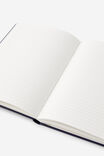 Personalised Metro A5 Hard Lined Notebook, Midnight Ink - alternate image 3