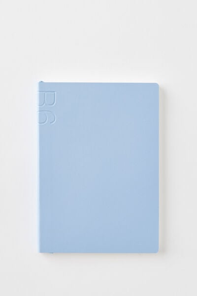 B6 Soft Cover Lined Notebook, BLUE SKIES