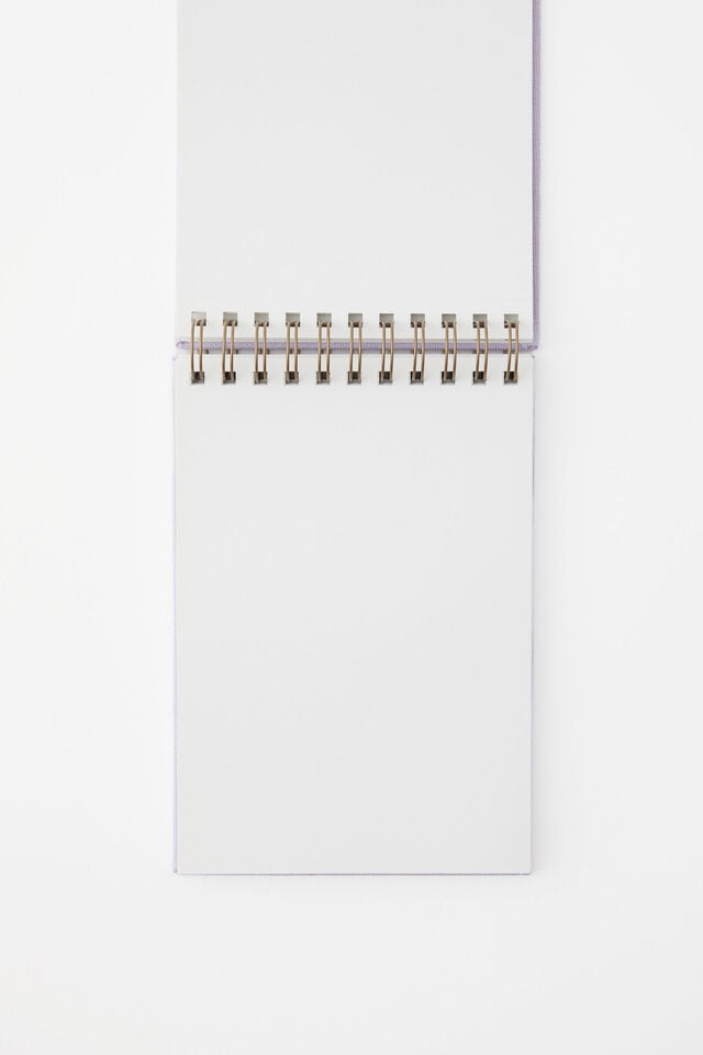A5 Spiral Sketch Book, PASTEL LAVENDER