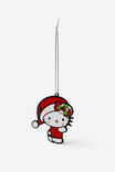Collab Metal Christmas Ornament, LCN SAN HELLO KITTY CHRISTMAS - alternate image 1