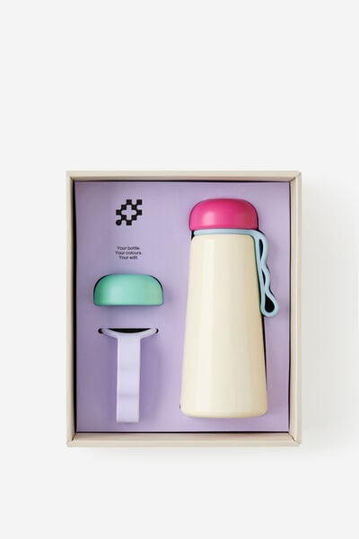 Quencher 450Ml Gift Pack, ECRU / MULTI