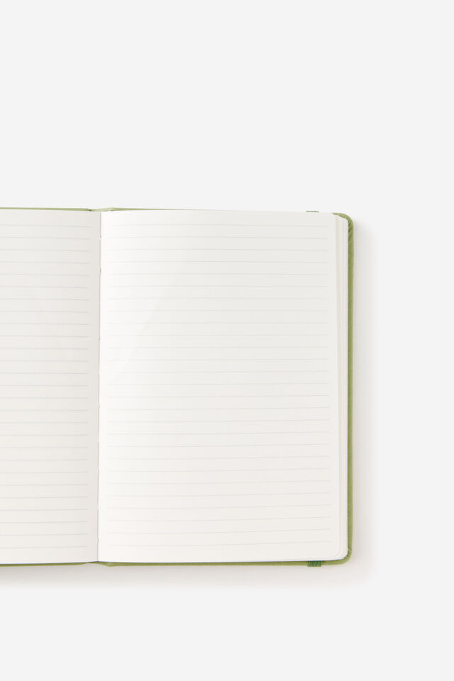 Metro B6 Hard Lined Notebook, Little Treats Bay Leaf