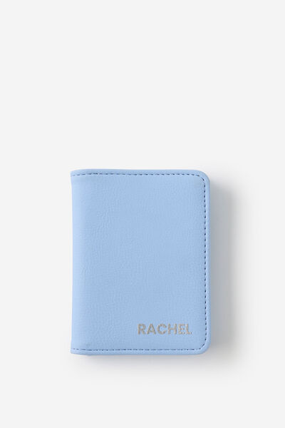 Personalised Card Wallet, BLUE SKIES