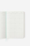 2027 A5 Weekly On Schedule Diary, ECRU DITSY CELESTIAL - example image 3