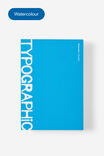 A5 Stitch Bound Watercolour Book, AZURE - example image 1