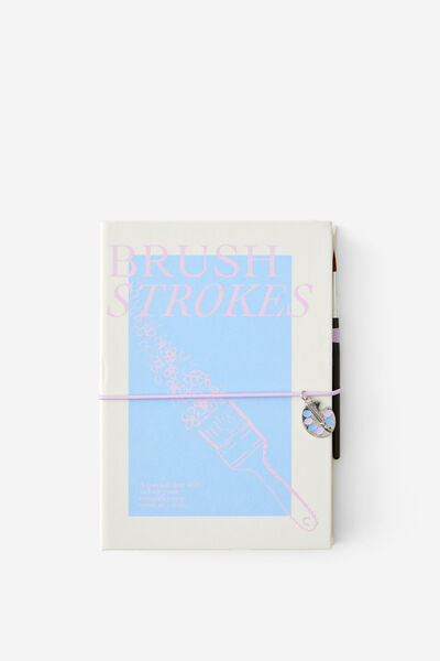 Premium B6 Activity Journal, BRUSH STROKES WEEKLY PAINT