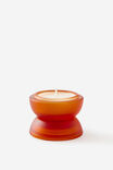 Mini Stackers Glass Tea Light Candle, JOY RISING ORANGE SMOOTH - alternate image 2