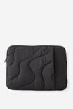 Mode 16 Inch Laptop Case, BLACK / QUILTED - example image 1