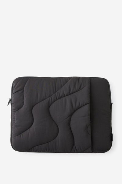 Mode 16 Inch Laptop Case, BLACK / QUILTED