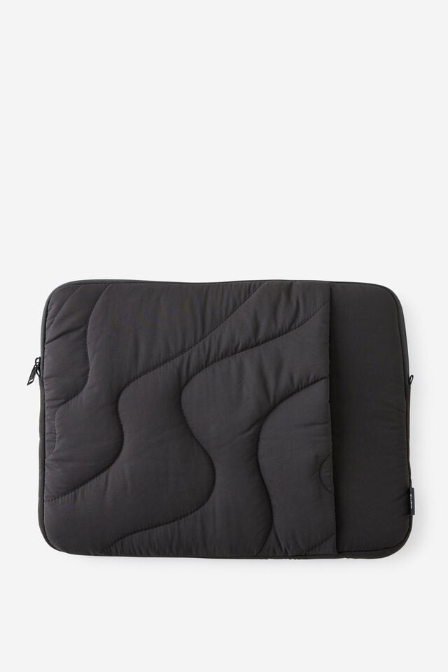 Mode 16 Inch Laptop Case, BLACK / QUILTED