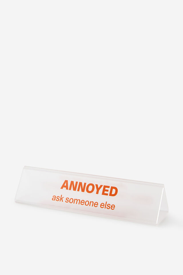 Call Out Desk Sign, HOT SAUCE IDEAS PENDING