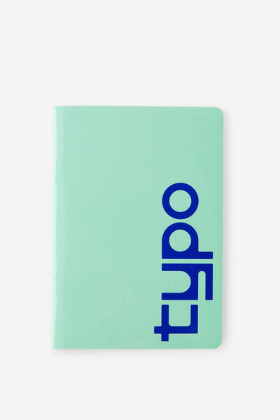 The A5 Typo Notebook, JELLY MINT