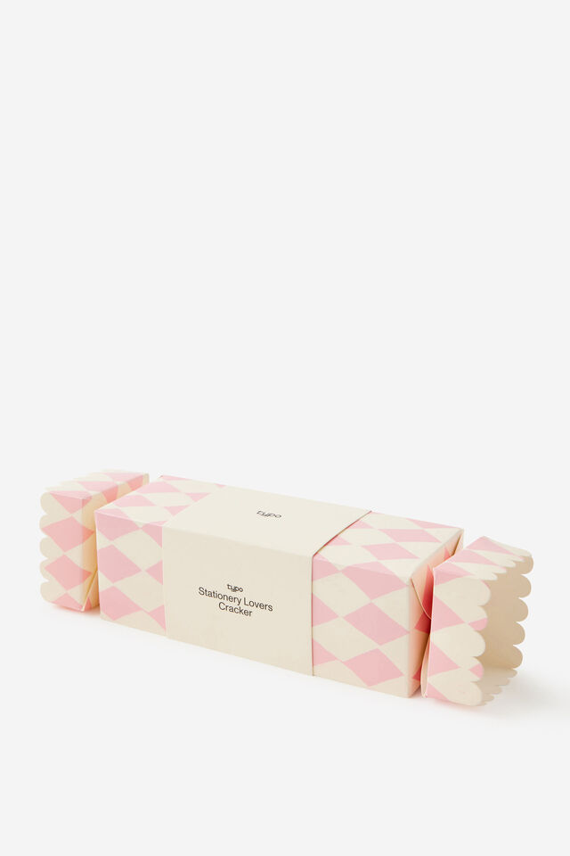 Stationery Lovers Cracker, STRAWBERRY HEART