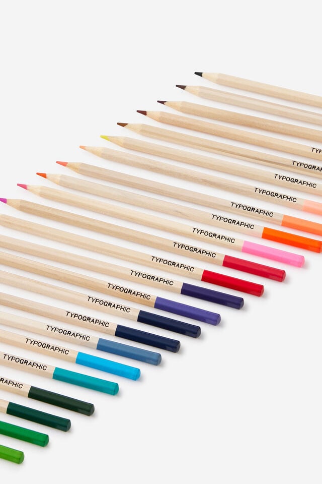 Watercolour Pencils 24Pk, MIXED
