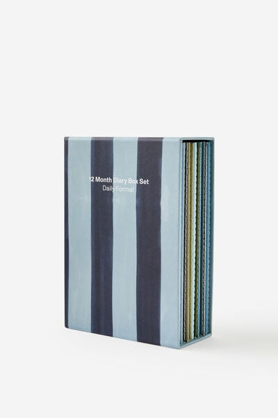 2026 B6 12 Month Box Set, BLUE GREEN STRIPE