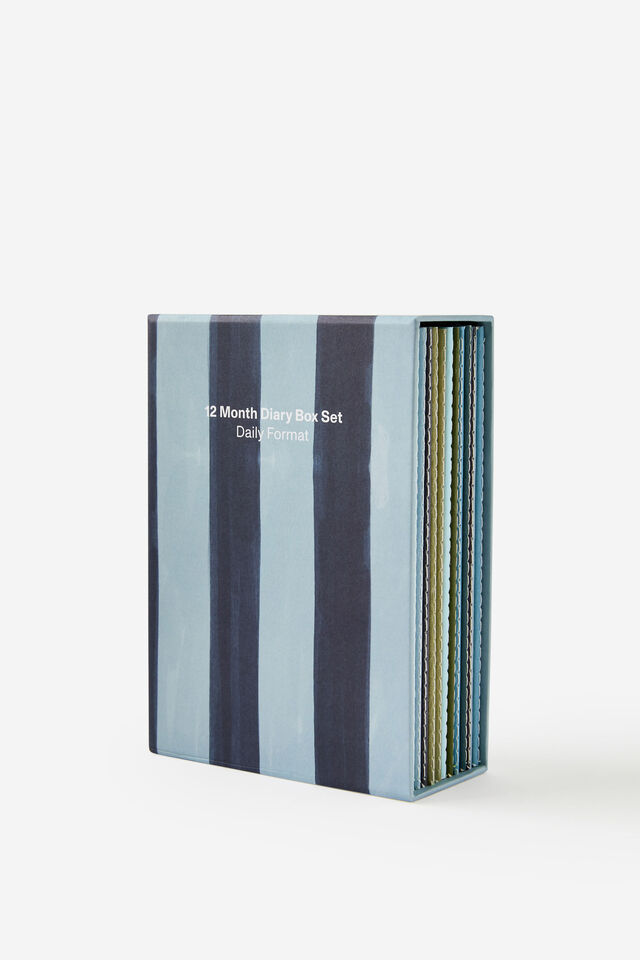 2026 B6 12 Month Box Set, BLUE GREEN STRIPE