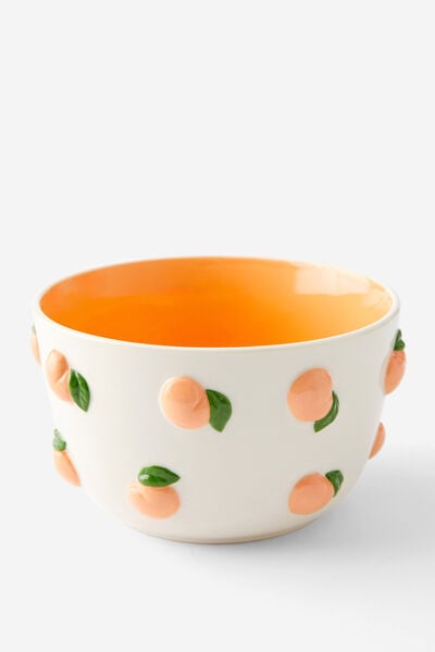 Fine Fruit Souper Bowl, PEACHES