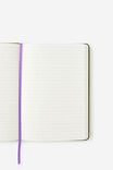 A5 Hard Lined Notetaker Notebook, OLIVE - example image 2