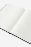 B5 Hard Lined Notetaker Notebook, DEEP SPACE - alternate image 3