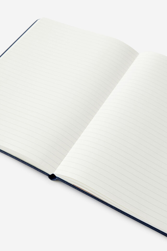 B5 Hard Lined Notetaker Notebook, DEEP SPACE