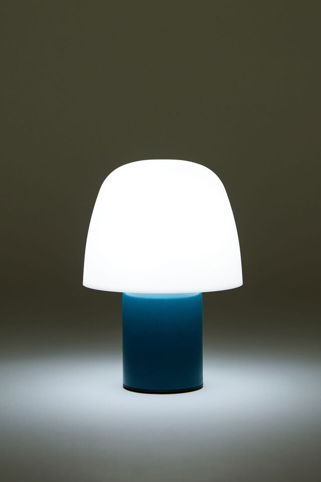 Touch Mushroom Desk Lamp, NORTH SEA BLUE