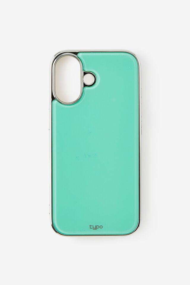 Bubble Phone Case Iphone 17/18, JELLY MINT CHROME