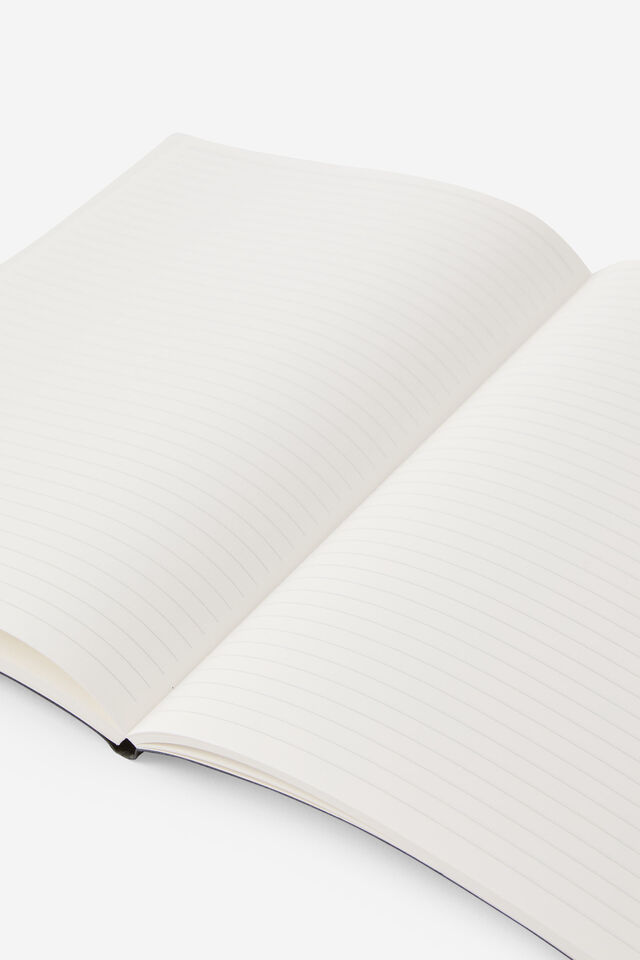 Metro B5 Soft Lined Notebook, Black