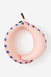 Wrap Around Travel Pillow, SUMMER STRIPE PINK - example image 2