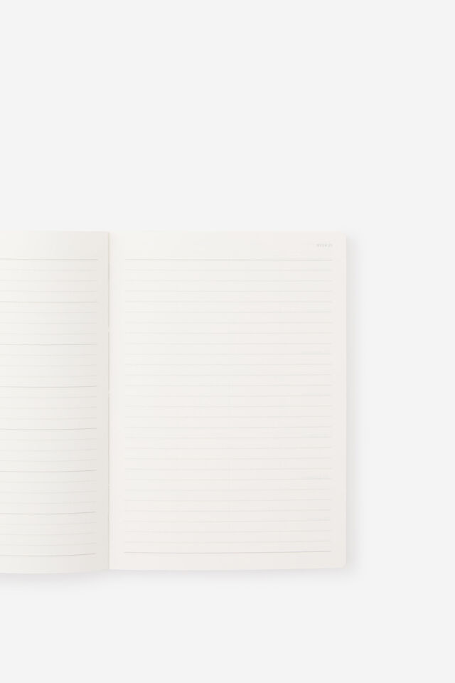 2026 B6 Weekly Soft Metro Diary, Ditsy Pansy Pink Clay