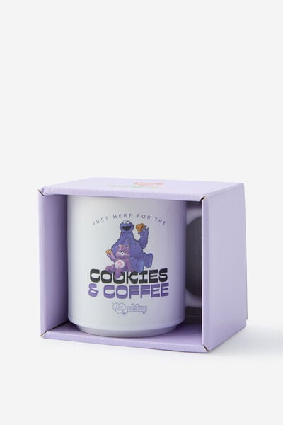 Boxed Daily Mug, LCN CST CBxSS  COOKIE MONSTER SHARE BEAR