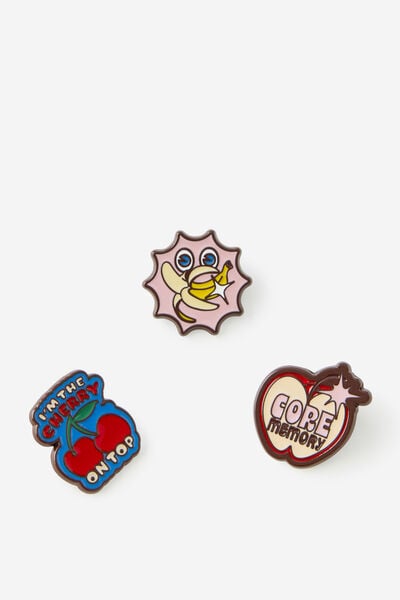 Enamel Pins 3Pack, CORE MEMORY