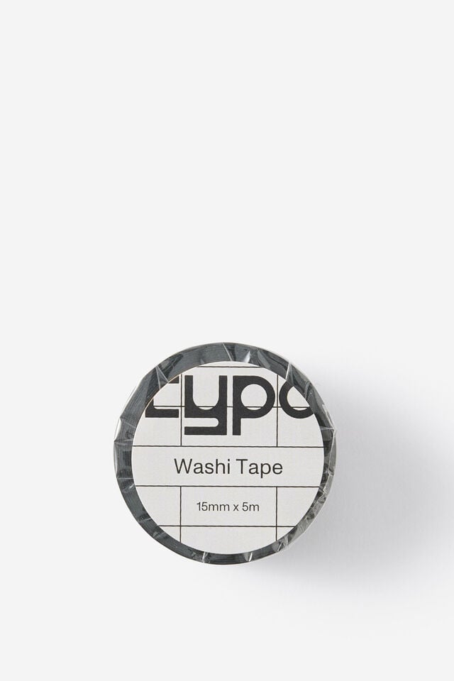 Washi Tape 15Mm, BLACK