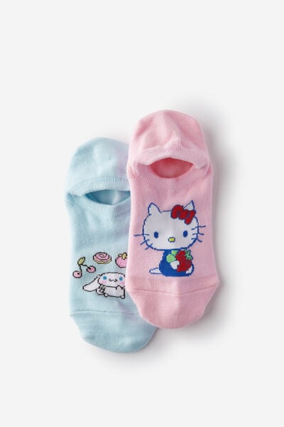 I Can T Believe It S Not A Sock Sock 2 Pk, LCN SAN HELLO KITTY (S/M)