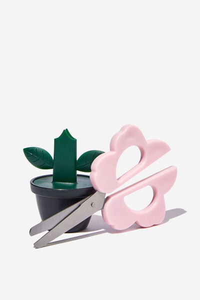 Novelty Scissors, FLOWER POT BALLET BLUSH