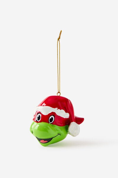 Collab Resin Christmas Ornament, LCN NIC TMNT RAPHAEL