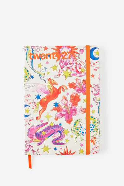 2027 A5 Weekly On Schedule Diary, ECRU CELESTIAL