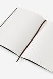 A5 Hard Lined Notetaker Notebook, MINTY ESPRESSO - example image 3