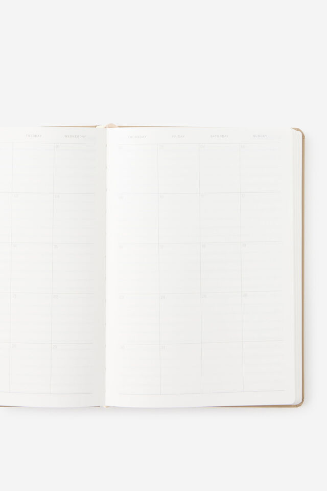 Personalised 2026 A5 Daily Hard Metro Diary, Chai