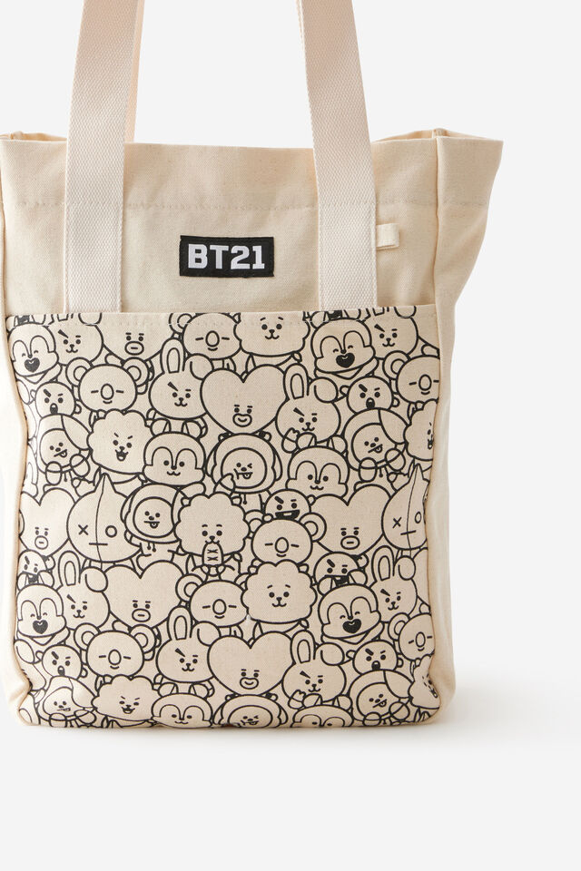License Campus Tote, LCN BT21 ECRU