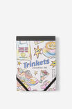 Mini Colouring Pad, COLOURED TRINKETS - example image 1