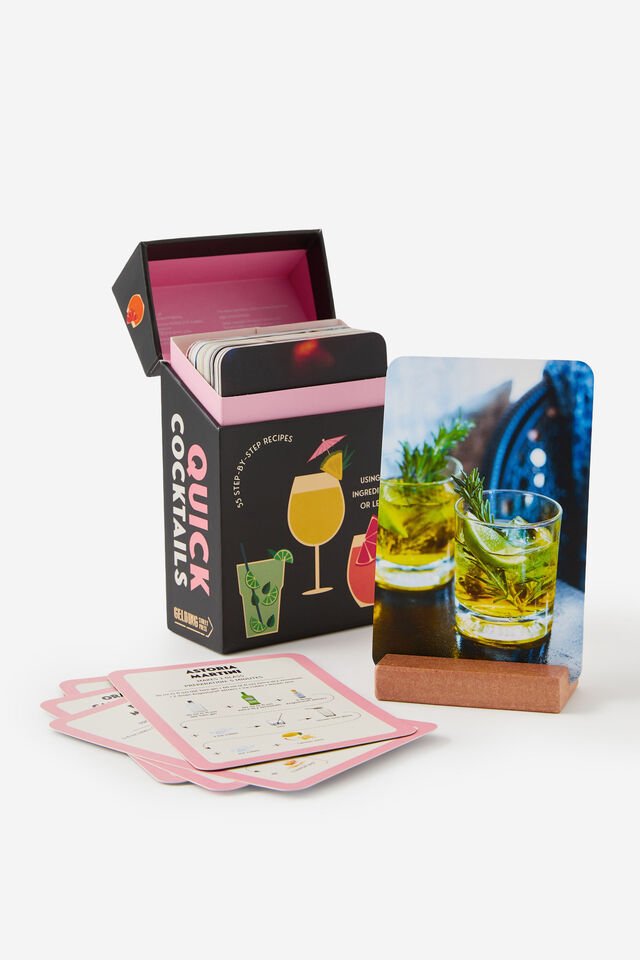Quick Cocktails Card Deck, ASSORTED