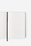 A5 Hard Lined Notetaker Notebook, MINTY ESPRESSO - example image 2