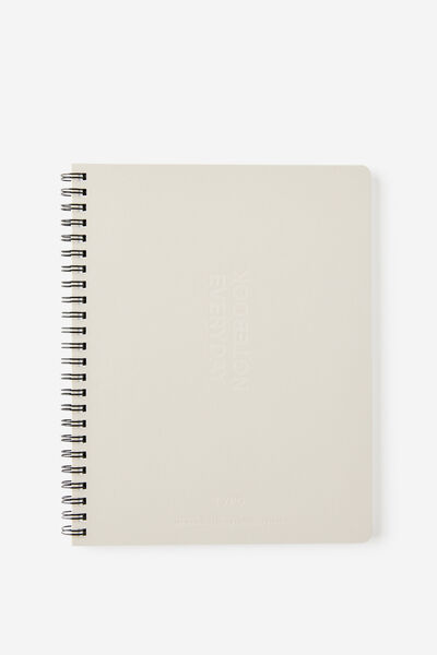 A5 Spiral Lined Notebook, RIVER GUM