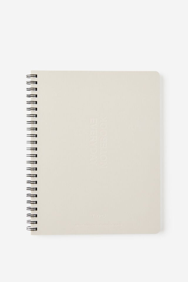 A5 Spiral Lined Notebook, RIVER GUM