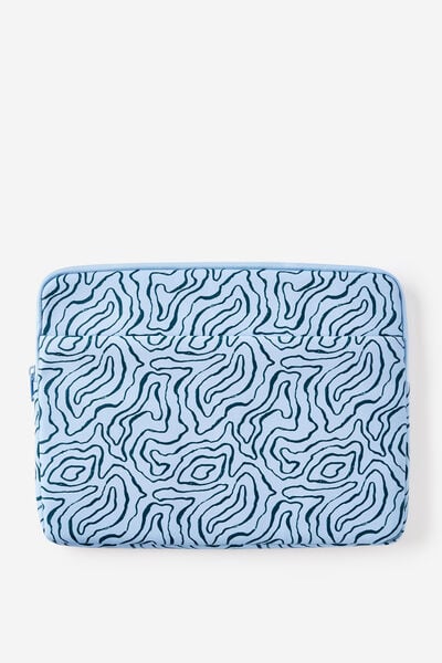 Pro 16 Inch Laptop Case, TYPOGRAPHIC / BLUE SKIES