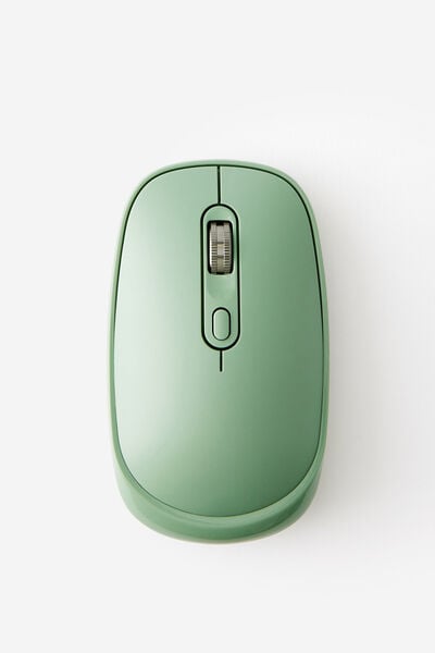 Dual Wireless Connection Mouse, TYPO GREEN