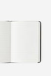 B6 Hard Cover Lined Notebook, BLACK - alternate image 2