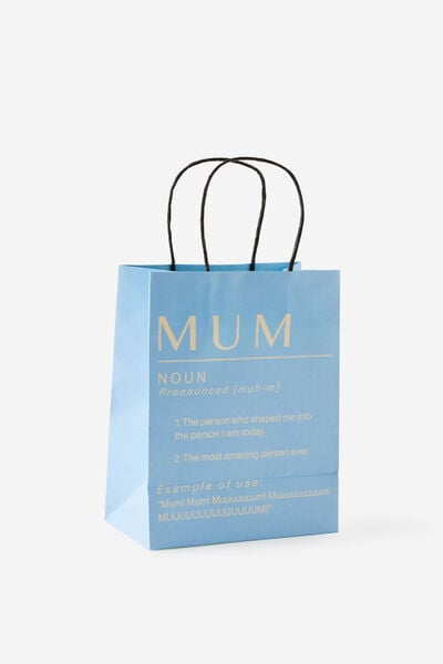 Gift Bag Small, MUM DEFINITION