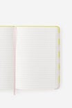 A5 Hard Lined Notetaker Notebook, STRAWBERRY MILK SPLICE STRIPE - example image 2