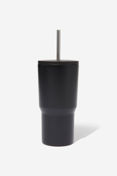 The Traveller Metal Smoothie Cup, BLACK